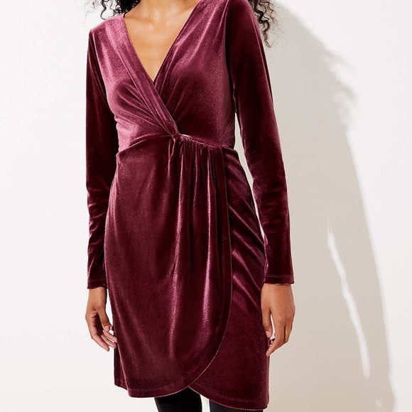 LOFT Dresses & Skirts - NWT Loft Velvet Dress